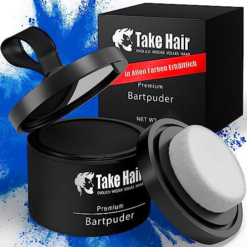 Take Hair Tinte para barba, 100 % impermeable, 4 g de polvo para una barba más completa