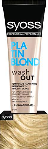 syoss Wash Out platino Rubio Nivel 0, 150 ml