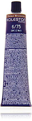 Koleston - Tinte para cabello (60 ml), 6/75 Deep Browns rubio claro castaño-caoba