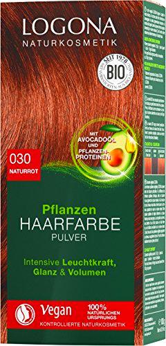 LOGONA Naturkosmetik Plantas Haarfarbe en polvo, 100 g