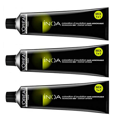 Loreal Inoa nº 8 rubio claro 3x60 tinte sin amoniaco