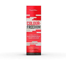 Knight &amp; Wilson Colour Freedom - Tinte para el cabello con amapolas rojas ultra vibrantes