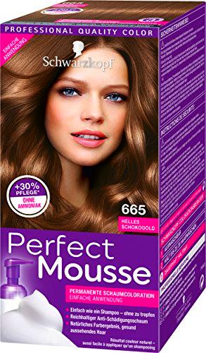 Perfect Mousse Tinte permanente 650, 3 unidades, (3 x 93 ml)