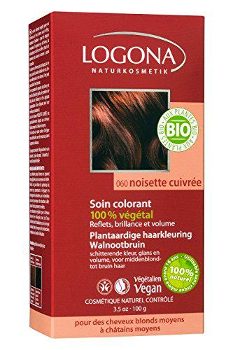 Logona - Tinte vegetal en Polvo Avellana Logona BIO, 100g