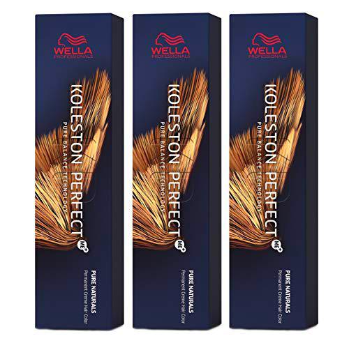 Wella Koleston Perfect Me+ KP Pure Naturals 4/0 - Pack de 3 unidades