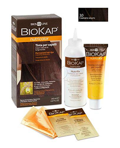 Biokap Tinte Dark Brown Dye 140 ml Castaño Oscuro 3-1 Unidad