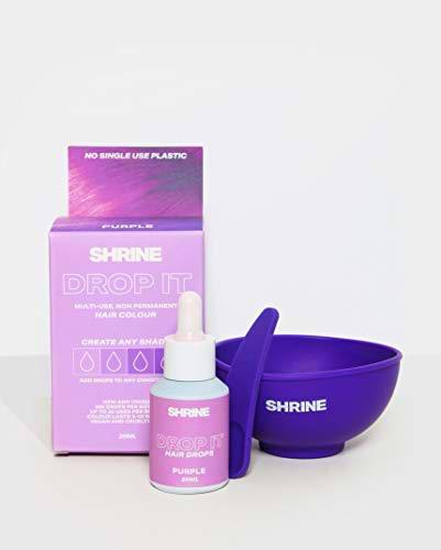 SHRINE Drop It Gotas Tinte Capilar Semipermanente, Morado 20 ml