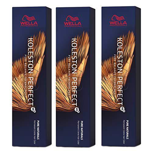 Wella Koleston Perfect Me+ KP Pure Naturals 7/00 - Pack de 3 unidades