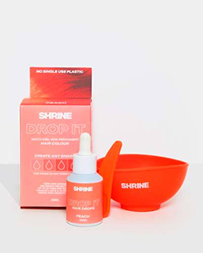 SHRINE Drop It Gotas Tinte Capilar Semipermanente, Melocotón 20 ml