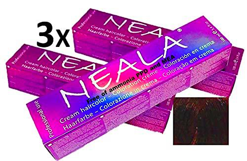 NEALA Pack 3xtinte permanente profesional para el cabello sin amoniaco