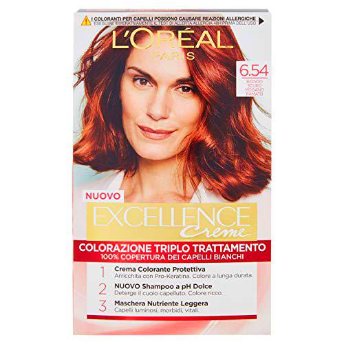 Excellance - N.6,54 biondo sc.mogano ram. - tintes para el cabello