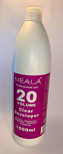 NEALA oxidante 20 vol 6% enriquecida y perfumada - Crema oxigenada para el desarrollo de tinte para el cabello, 1 litro