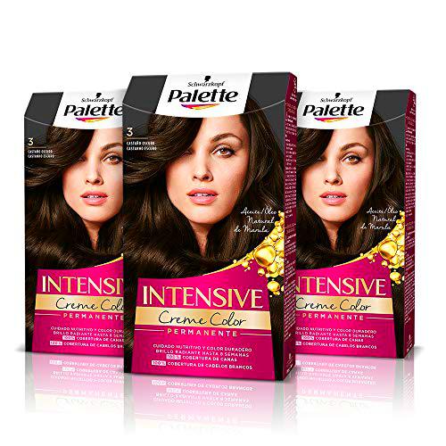 Schwarzkopf Palette Intensive - Tinte 3 cabello Castaño Oscuro