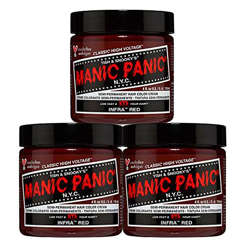 Manic Panic - Infra Red Classic Creme Vegan Cruelty Free Red Semi Permanent Hair Dye