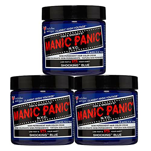 Manic Panic - Shocking Blue Classic Creme Vegan Cruelty Free Blue Semi Permanent Hair Dye