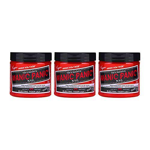 Manic Panic - Elec Tiger Lily Classic Creme Vegan Cruelty Free Orange Semi Permanent Hair Dye