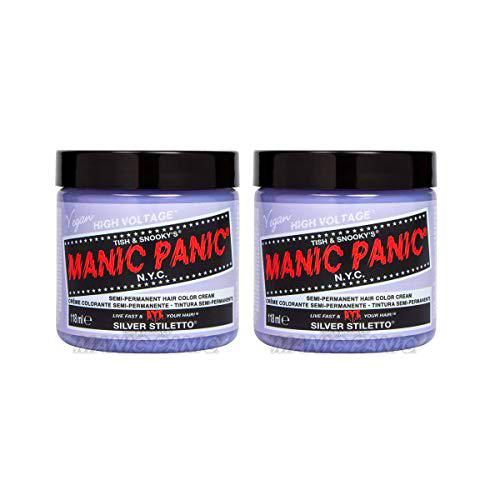 Manic Panic - Silver Stiletto Classic Creme Vegan Cruelty Free Silver Semi Permanent Hair Dye