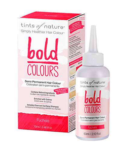 Tints of Nature Fucsia intenso, Tinte semipermanente y natural de cabello