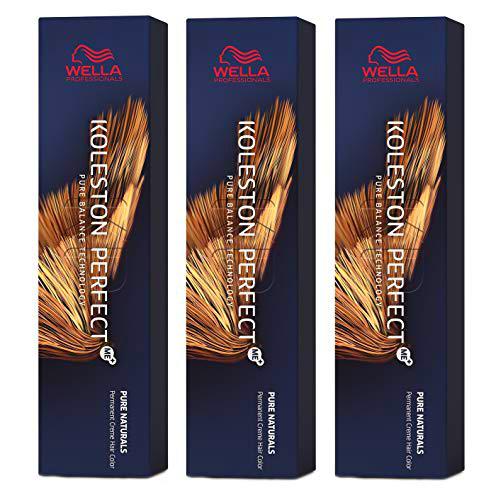 Wella Koleston Perfect Me+ KP Pure Naturals 2/0 - Pack de 3 unidades