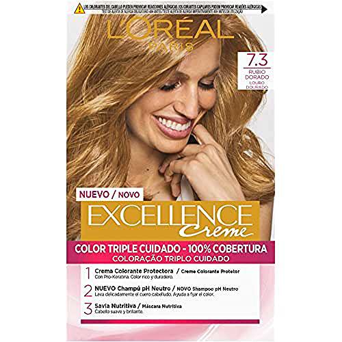 L'Oreal Paris Excellence Creme Tinte Permanente Tono 7.3 Rubio Dorado