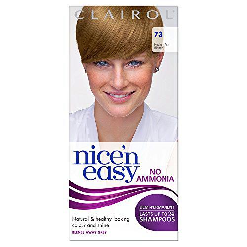 Tinte para el Cabello Nice'n Fácil no permanente Medio Rubio Ceniza 73