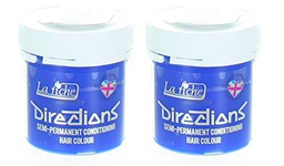 La Riche Directions Semi-Permanent Hair Colour Dye x2 Pack- Pastel Blue