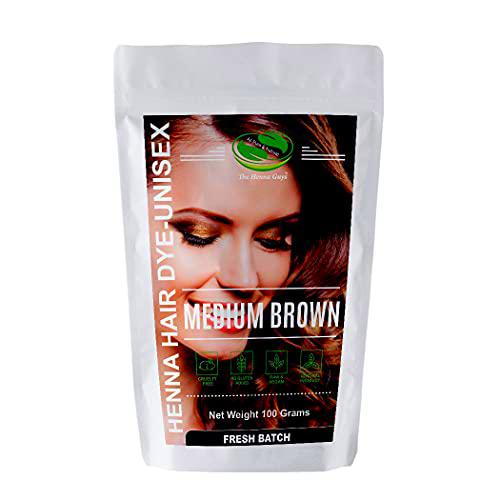 Tinte/tinte para cabello y barba con henna 100 gramos