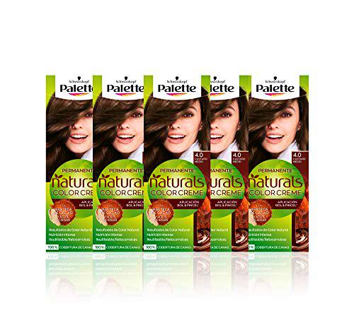 Schwarzkopf Palette Naturals - Tinte 4 cabello Castaño Medio