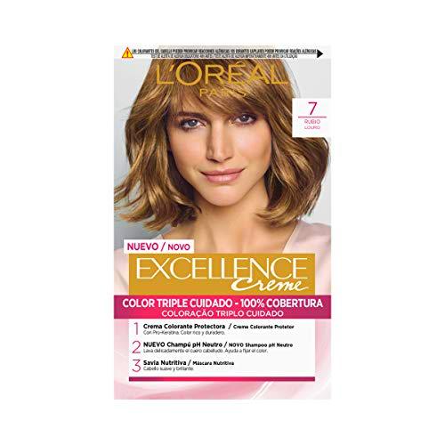 L'Oréal Paris Excellence Creme Tinte Tono 7 Rubio 50 ml