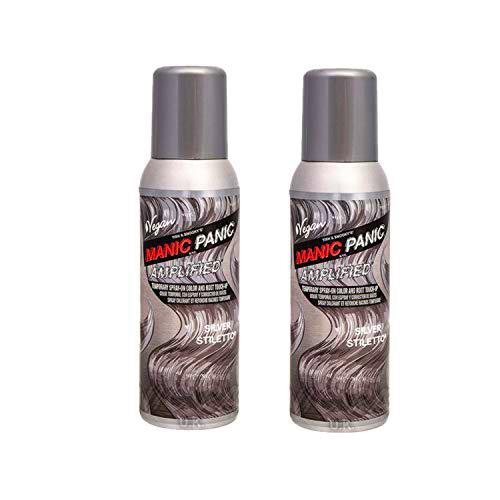 Manic Panic - Silver Stiletto Colour Spray Uk Vegan Cruelty Free Temporary Silver Hair Colour