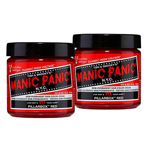 Manic Panic - Pillarbox Red Classic Creme Vegan Cruelty Free Red Semi Permanent Hair Dye