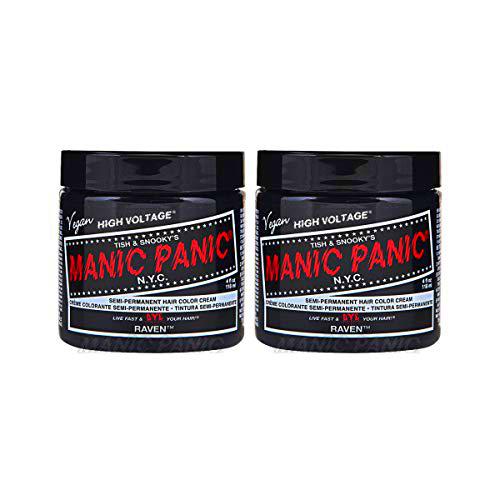 Manic Panic - Raven Classic Creme Vegan Cruelty Free Black Semi Permanent Hair Dye