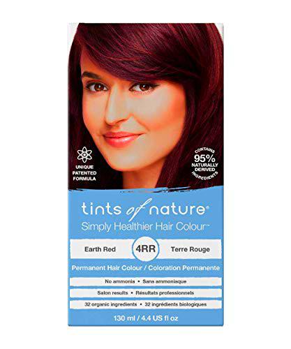 Tints of Nature 4RR Rojo Tierra, Tinte permanente de cabello