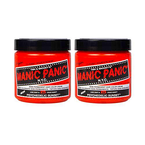 Manic Panic - Psychedelic Sunset Classic Creme Vegan Cruelty Free Orange Semi Permanent Hair Dye