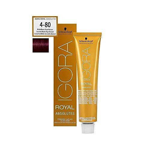 Schwarzkopf Igora Absolutes Tinte Permanente, Tono 4-80