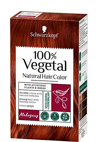 SCHWARZKOPF 100% VEGETALE HAIR DYE MAHOGANY