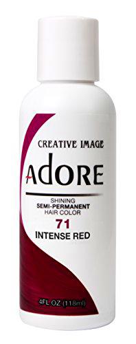 Adore Brillante Tinte de Pelo Semi Permanente, 71 Rojo Intenso