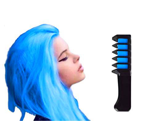 Peine de tiza para el cabello, azul, para 1 día de aplicación