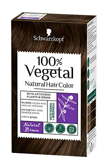 SCHWARZKOPF 100% VEGETALE HAIR DYE NATURAL BROWN