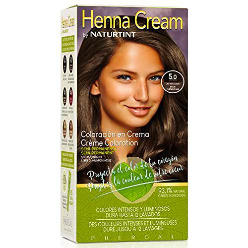 NATURTINT HENNA CREAM 5.0 castaño claro