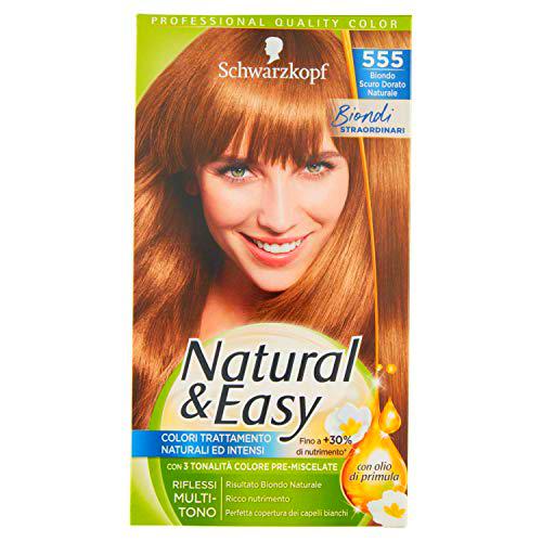 TESTANERA Natural &amp; Easy 555 de oro rubio oscuro - tintes para el cabello