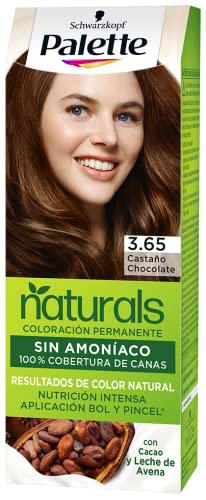 Schwarzkopf Palette Naturals - Tinte 3.65 Castaño Chocolate