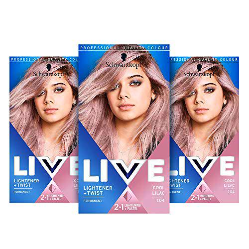 Schwarzkopf Live Lightener + Twist Pink Tinte para el cabello