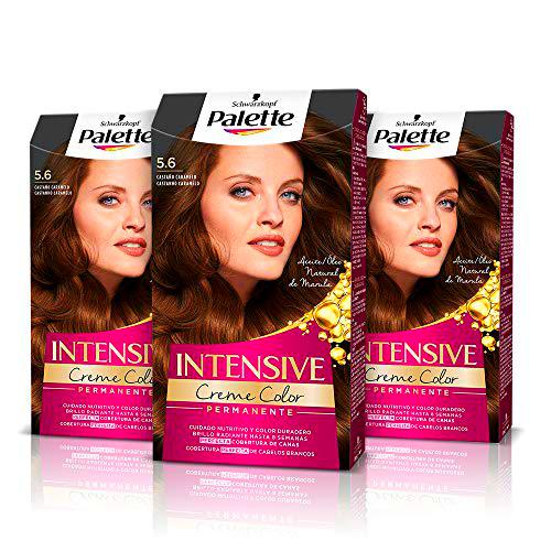 Schwarzkopf Palette Intensive - Tinte 5.6 cabello Castaño Caramelo