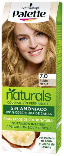 Schwarzkopf Palette Naturals - Tinte 7.0 Rubio Medio