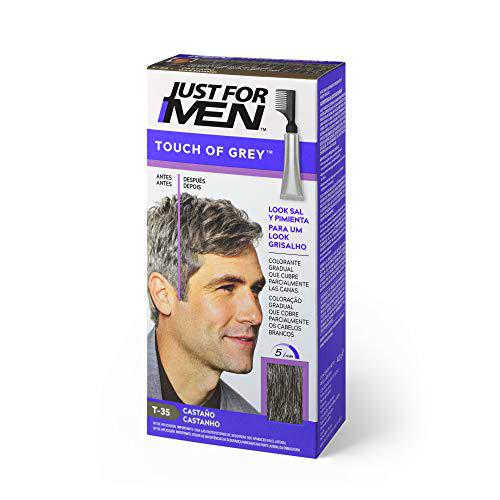 Just For Men Touch Of Grey, Tinte Gradual Que Reduce Parcialmente Las Canas, Castaño