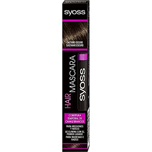 SYOSS Hair Mascara, Cepillo Cubrecanas Retoca Raíces