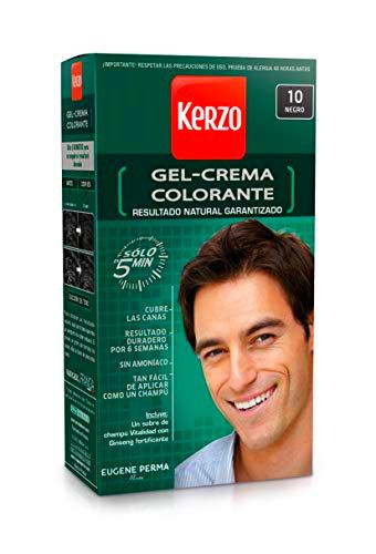 KERZO tinte para hombre Negro Nº 10 caja 1 ud