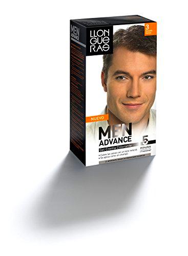 Llongueras Men Advance Tinte de Cabello Hombre, Castaño Ceniza