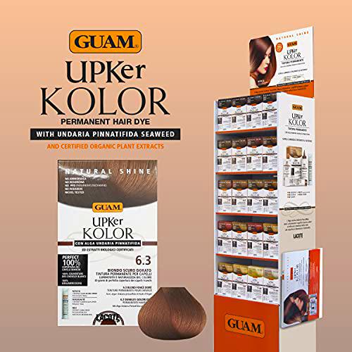 Guam Upker Kolor Natural Permanente Pelo Teñir, 6.3 Dorado Oscuro Rubio